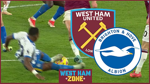 West Ham were furious with Pervis Estupinian's tackle (Credit: BBC MOTD)