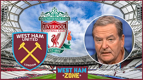 Jeff Stelling predicts West Ham v Liverpool scoreline. Credit: talkSPORT X account