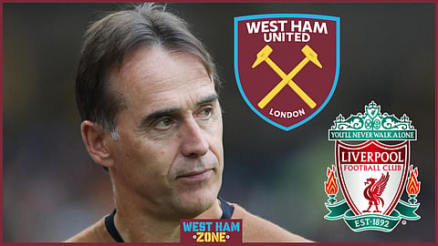 West Ham United manager Julen Lopetegui (Credit: Imago).