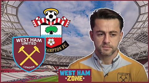 Lukasz Fabianski was injured during West Ham v Southampton. Credit: Sky Sports News via YouTube