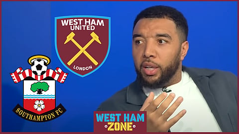 Troy Deeney names West Ham star in TOTW after Southampton display. Credit: Sky Sports via YouTube