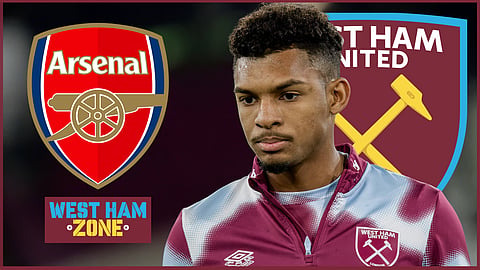 West Ham winger Luis Guilherme was an unused substitute against Arsenal (credit: Imago)