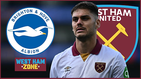 Konstantinos Mavropanos could feature for West Ham against Brighton (credit: Imago)