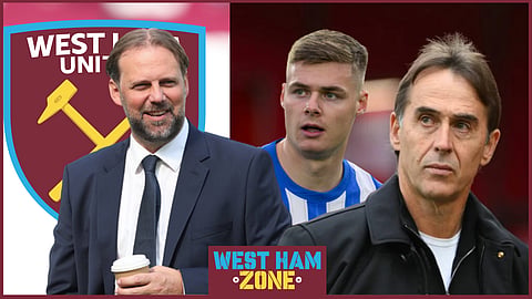Tim Steidten could hand Julen Lopetegui a lifeline at West Ham by signing Evan Ferguson. (Credit: Imago)