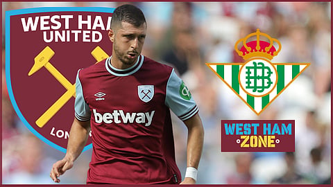 West Ham midfielder Guido Rodriguez has been linked with a return to Real Betis (credit: Imago)