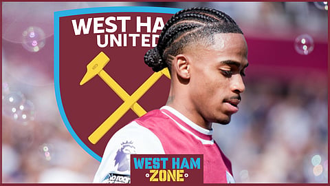 West Ham attacking midfielder Crysencio Summerville (credit: Imago)