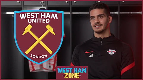 West Ham had enquired to sign RB Leipzig striker Andre Silva. Credit: RB Leipzig YouTube