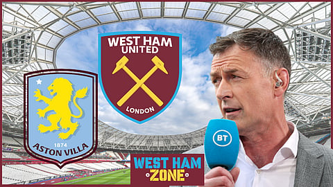 Chris Sutton shared his verdict for Aston Villa v West Ham. (Credit: Imago)