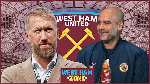 Pep Guardiola derail Graham Potter plan at West Ham. (Credit - Imago)
