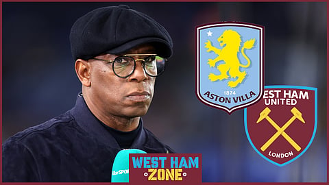 Ian Wright wowed by West Ham star against Aston Villa.
