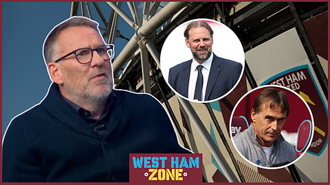 Paul Merson fumes at what Tim Steidten did at West Ham before Julen Lopetegui sack. Credit: Sky Sports News / Imago