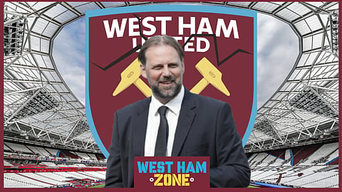 Tim Steidten's time at West Ham could be up. (Credit: Imago)