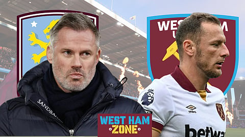 Jamie Carragher slammed West Ham's Vladimir Coufal. (Credit: Imago)