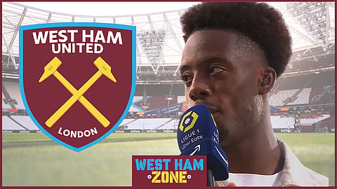 West Ham want to sign French striker Elye Wahi. (Credit: Prime Video Sport France YouTube)