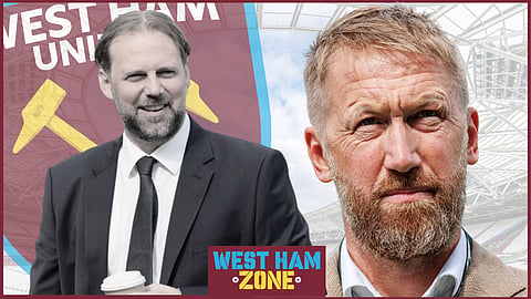 Tim Steidten could limit the potential of Graham Potter at West Ham. (Credit: Imago)
