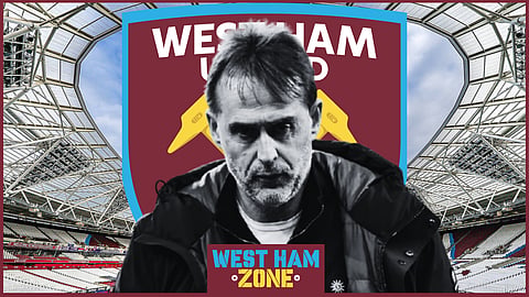 Julen Lopetegui faces the sack at West Ham (Credit: Imago)
