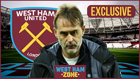West Ham sacked Julen Lopetegui. (Credit: Imago)