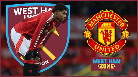 West Ham have been linked to signing Marcus Rashford from Manchester United (credit: Imago)