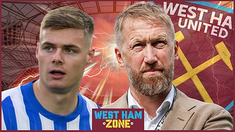 West Ham could sign Evan Ferguson if Graham Potter is appointed. (Credit: Imago)