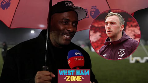 Idris Elba has fired back at Jarrod Bowen. (Credit: Sky Sports/ Imago)
