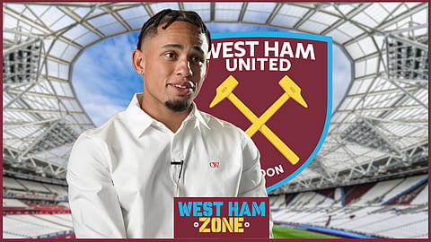 West Ham offered Noah Okafor. (Credit - Imago/AC Milan on YouTube)