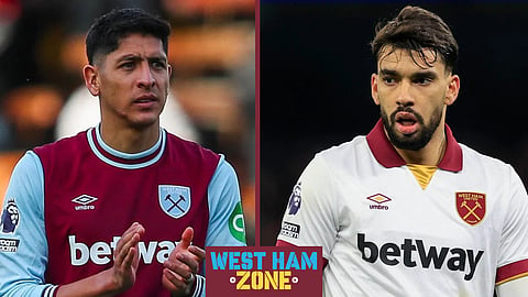 West Ham have received an update on the fitness of two stars (Credit: Imago)