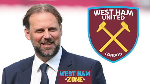 Tim Steidten has left West Ham. Credit: Imago