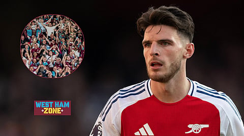 West Ham fans blasted over 'disgusting' Declan Rice footage