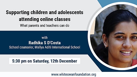 Facebook Live: Supporting children and adolescents attending online classes