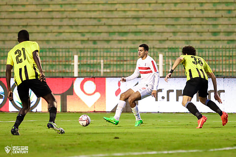 الزمالك ضد المقاولون العرب