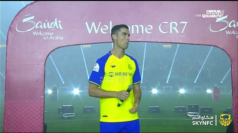 استقبال أسطوري من الجماهير لـ كريستيانو رونالدو في مرسول بارك