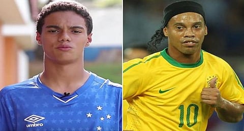 رونالدينيو ونجله