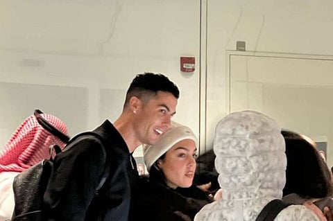 لحظة وصول كريستيانو رونالدو