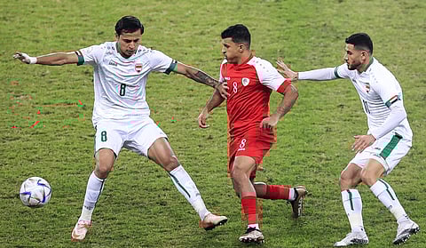 مباراة العراق ضد عمان