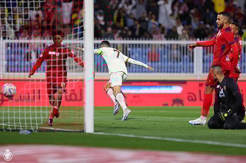 النصر ضد ضمك