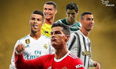 رونالدو يتخطى حاجز الـ500 هدف في الدوريات المحلية خلال مسيرته الكروية