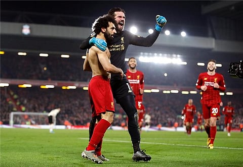 محمد صلاح - أليسون بيكر