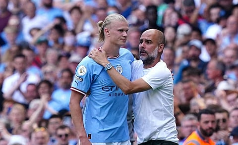 جوارديولا مع هالاند