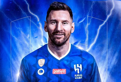 ميسي - الهلال السعودي