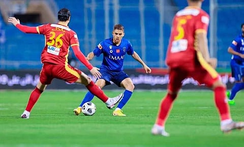 الهلال ضد ضمك - الدوري السعودي