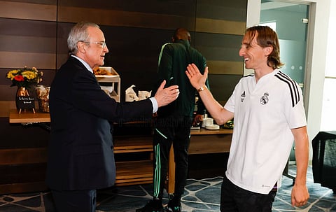 فلورنتينو بيريز - لوكا مودريتش