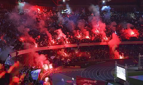 جماهير نابولي الإيطالي