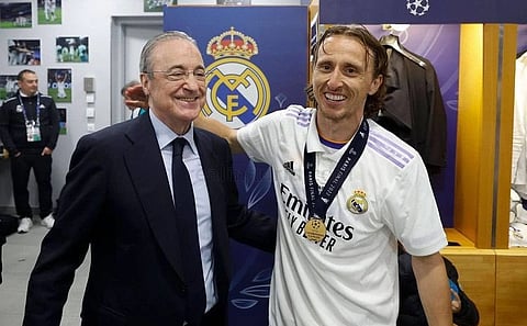 لوكا مودريتش - فلورنتينو بيريز