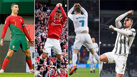 احتفال كريستيانو رونالدو