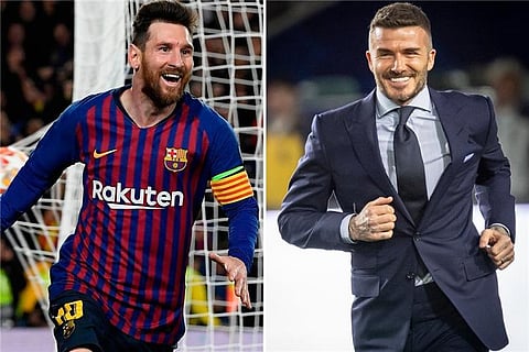 بيكهام وميسي