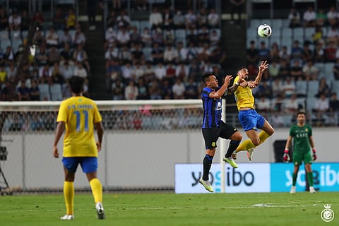 النصر السعودي ضد إنتر ميلان