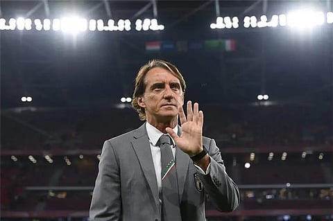 روبرتو مانشيني، مدرب منتخب السعودية