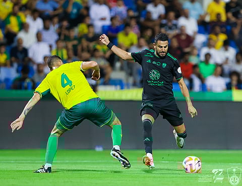 أهلي جدة - رياض محرز - الدوري السعودي للمحترفين