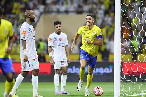 رونالدو، ترتيب هدافي الدوري السعودي للمحترفين