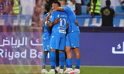 مباراة الهلال ضد الخليج